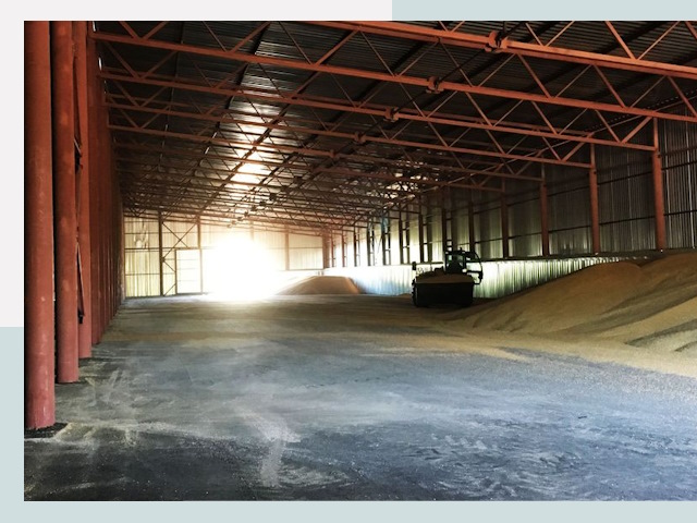 Строительство зернохранилищ в Касимах