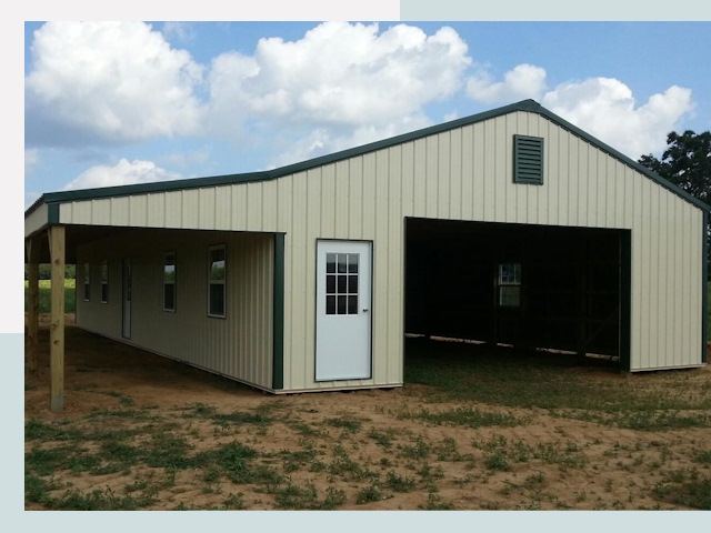 Строительство конюшен в Касимах