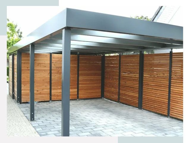 Навесы для парковки в Касимах