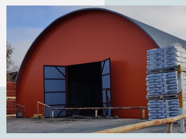 Полукруглые ангары по цене от 652 руб. в Касимов