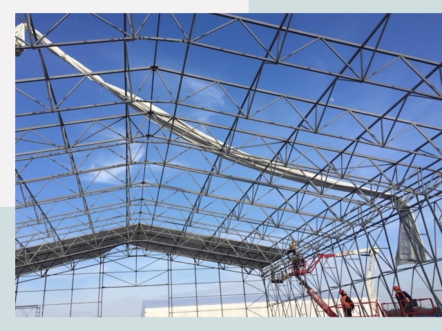 Шатровые ангары от 652 руб. в Касимах и Рязанской области