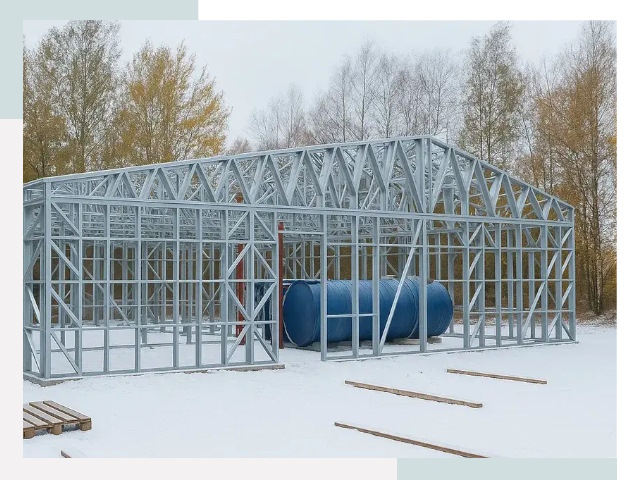 Металлические ангары в Касимах