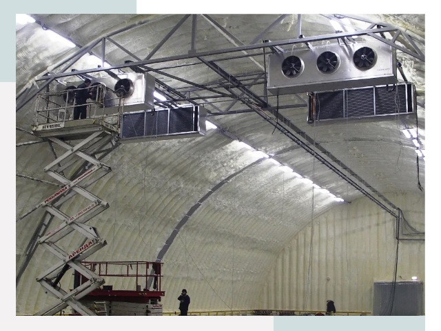 Оснащение ангаров в Касимах