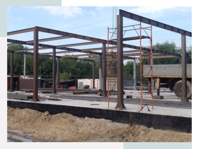 Фундамент для ангаров в Касимах