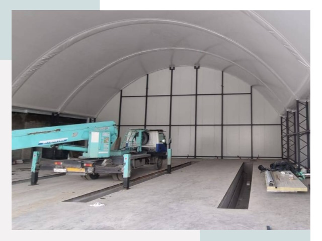 Внутреннее оснащение ангаров в Касимах